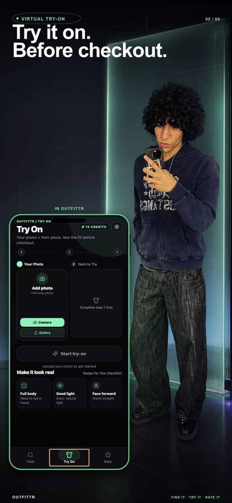 Outfittr — Virtual try-on